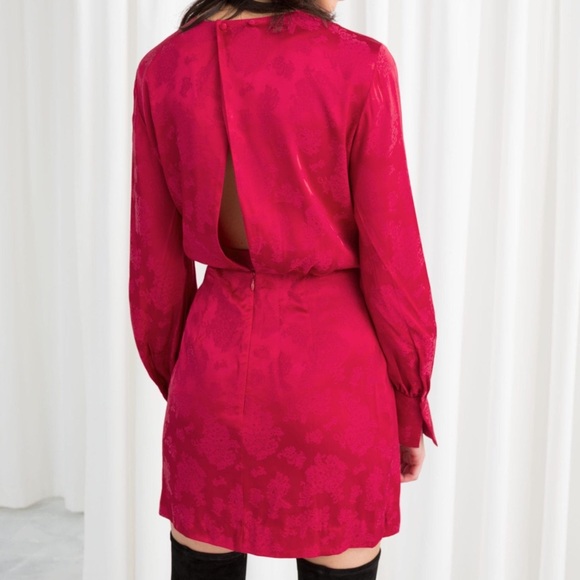 NWOT & Other Stories Satin Mini Dress - Picture 2 of 8